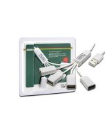 HUB DIGITUS USB 2.0 4X USB A/H 1X USB A MACHO AUTOALIMENTADO DC 2,5MM