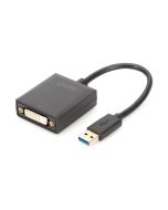 ADAPTADOR DIGITUS USB 3.0 - DVI INPUT USB OUTPUT DVI RESOLUCION DE 1080P