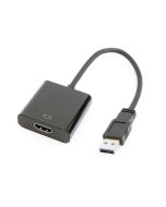 CABLE ADAPTADOR GEMBIRD USB 3.0 MACHO A HDMI HEMBRA NEGRO
