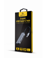 HUB USB TIPO-C DE 3 PUERTOS USB 3.1 Y USB 2.0 CON LECTOR DE TARJETAS