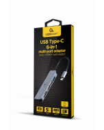 ADAPTADOR MULTIPUERTO USB TIPO-C 6 EN 1 HUB HDMI LECTOR DE TARJETAS