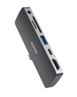 HUB USB ANKER TIPO C A 1xHDMI 1xTIPO C 1xUSB/ A 1xSD+microSD 1xAUDIO 3.5MM PLATA
