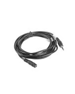CABLE ESTEREO LANBERG JACK 3.5 MM MACHO/JACK 3.5MM HEMBRA 3M NEGRO