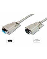 CABLE DIGITUS VIDEO ALARGADOR VGA HD15 M/F 1.8m 3CF/4C be