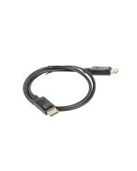 CABLE DISPLAYPORT LANBERG MACHO MACHO 4K 1M NEGRO