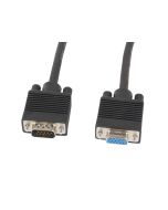 CABLE LANBERG VGA MACHO HEMBRA FERRITA NEGRO 1.8 M