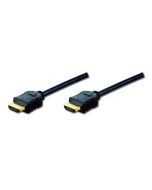 CABLE DIGITUS VIDEO HDMI TIPO A M/M 5M W/ETHERNET FULL HD 60P DORADO NEGRO