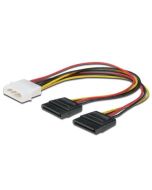 CABLE DIGITUS CORRIENTE INTERNA Y-splitter 0.2m IDE - 2x SATA 15pin connector