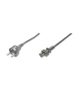 CABLE ALIMENTACION DIGITUS CEE 7/7 (TIPO F) - C5 M/H 1,8M H05VV-F3G 0,75MM SW