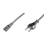 CABLE ALIMENTACION DIGITUS EURO C7 M/F 1.2M H03VVH2-F2G 0.75MM SW