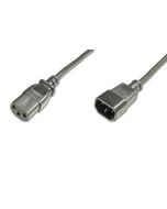 CABLE ALIMENTACION DIGITUS C14 - C13 M/H 1,2M H05 VV-F3G 0,75MM SW
