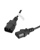 CABLE ALARGADOR LANBERG ALIMENTACION CPU IEC320 C13 H/IEC320 C14 M 1.8M