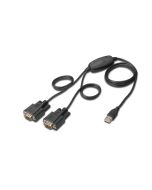 CABLE DIGITUS 1.5M USB 2.0 A CABLE  RS232*2 CHIPSET FT2232H