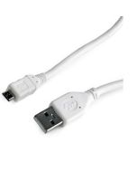 CABLE USB GEMBIRD USB 2.0 MACHO A MICRO B MACHO 1M BLANCO