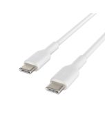 CABLE USB BELKIN BOOSTCHARGE TIPO C MACHO A TIPO C MACHO 1M BLANCO