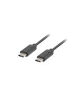 CABLE 2.0 LANBERG USB C MACHO/USB C MACHO 1M NEGRO