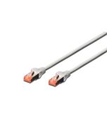 CABLE DIGITUS S-FTP CAT 6 CU LSZH AWG 27/7 LENGHT 0.5M10 PCS GRIS