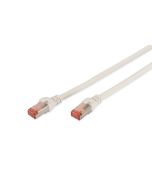 CABLE DIGITUS S-FTP CAT 6 CU LSZH AWG 27/7 LENGHT 0.5M 10 PCS BLANCO