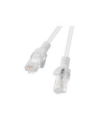 LATIGUILLO LANBERG CAT.5E UTP 0.25M PACK 10 UDS GRIS