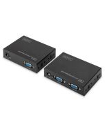EXTENSOR KVM DIGITUS USB 1 LOCAL+1 REMOTO +200M CAT5 SIN APANTALLAR 1920X1080