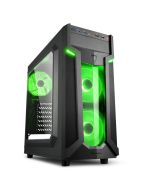 CAJA SHARKOON VG6-W ATX 2XUSB3.0 SIN FUENTE GREEN