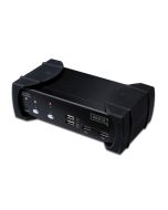 KVM DIGITUS SWITCH USB DVI-KVM 1 USER 2 PC AUDIO & USB 2.0 INCLU. 2 CABLE SET