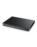 SWITCH ZYXEL GS2210-48HP 44XRJ45 GIGABIT 2XSFP 4XRJ45/SFP L2 POE 802.3af