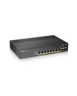 SWITCH ZYXEL 10 PUERTOS SMART MANAGED SERIE GS 8X GB COBRE 2X GB DUAL