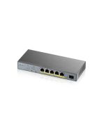 SWITCH ZYXEL GS1350-6HP 5 PUERTOS GESTIONABLE CAPA 2