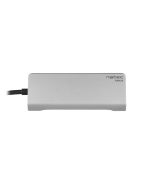 ADAPTADOR NATEC FOWLER USB-C A RJ45 GIGABIT 2XUSB 3.0 HDM 4K LECTOR DE TARJETAS
