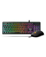 KIT TECLADO Y RATON GAMING KROM KALEIDO RGB