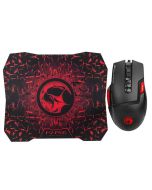 PACK SCORPION RATÓN+ALFOMBRILLA GAMING M355+G1 BK NEGRO