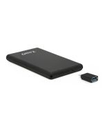 CAJA EXTERNA TOOQ TQE-2533B 2,5" 9,5 MM SATA USB 3.1 GEN2 USB-C NEGRO