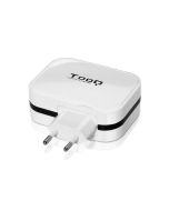 CARGADOR PARED TQWC-1SC04WT USB-C + USB A, 27W, BLANCO