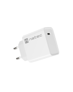 CARGADOR NATEC RIBERA 20W 1XUSB-C PD3.0 QC3.0 BLANCO