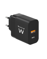 CARGADOR MOVIL EWENT RAPIDO USB-C/A 45W