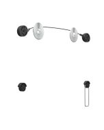 SOPORTE PARED TV TOOQ LED1055F-B NEGRO 32-55" MAX 50 KG