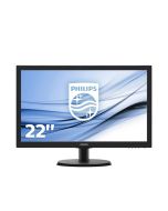 MONITOR PHILIPS 223V5LSB 21,5" LED FHD 1080P 5MS VGA DVI NEGRO MATE