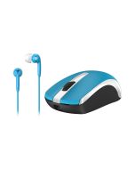 RATON GENIUS MH8100 AZUL REGALO AURICULAR