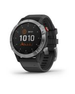 SMARTWATCH GARMIN FENIX 6 SOLAR PLATA/NEGRO