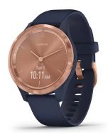 SMARTWATCH GARMIN VIVOMOVE 3S ROSE GOLD/AZUL OSCURO