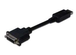 CONVERSOR DIGITUS DisplayPort DP - DVI (24+5) M/H 0,15m DP 1.1a CE sw