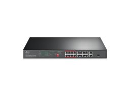 SWITCH TP-LINK 16-PORT 10/100MBPS + 2-PORT GIGABIT RACKMOUNT SWITCH WITH 16-PORT