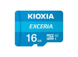 MICRO SD KIOXIA 16GB EXCERIA UHS-I C10 R100 CON ADAPTADOR