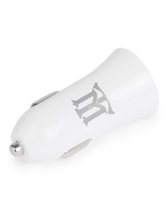 CARGADOR USB MAILLON COCHE PREMIUM 2,4A BLANCO 1 CONECTOR