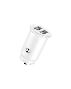 ADAPTADOR DE COCHE ENJOY BLANCO 2 USB X 5V/24A