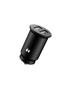 ADAPTADOR DE COCHE ENJOY NEGRO 2 USB X 5V/24A