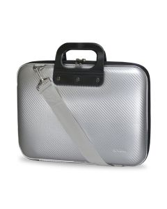 MALETIN E-VITTA EVA CARBON 15,6" PLATA