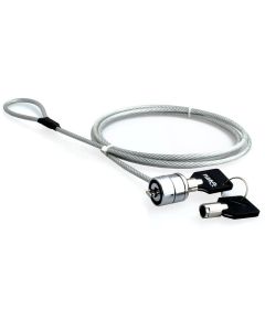 CABLE DE SEGURIDAD NATEC LOBSTER 1.8 M PARA PORTATIL CON LLAVE