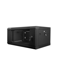 ARMARIO RACK LANBERG 4U 600X450X279 AUTO ENSAMBLADO 19" HASTA 60 KG NEGRO